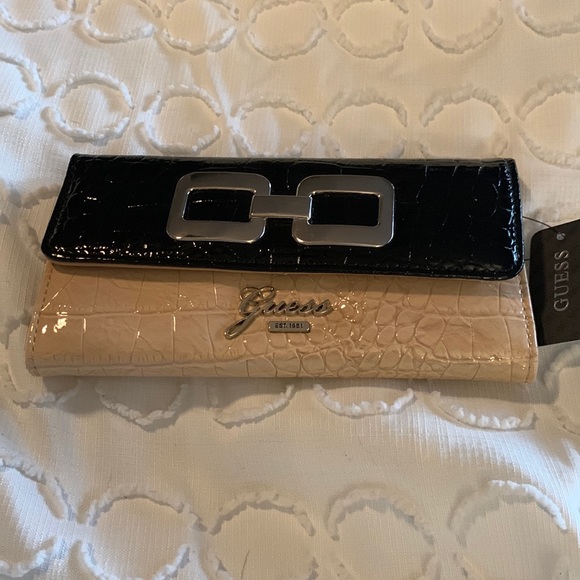 Handbags - Guess Bronze-Black Wallet